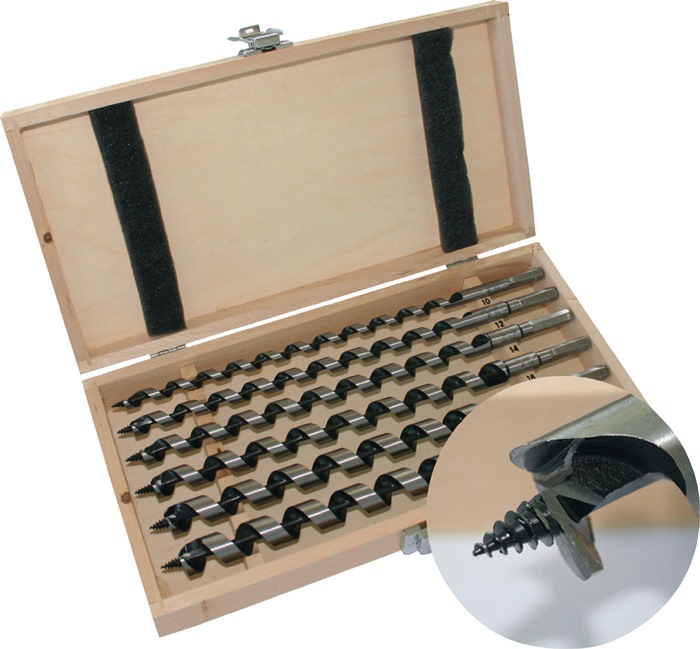 Schlangenbohrersatz 8-teilig 230 mm