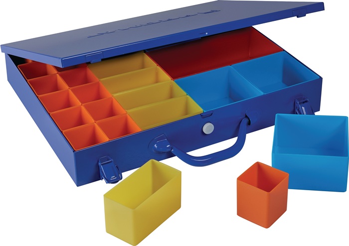 Sortimentskasten B438xT342xH70mm 23 Fächer blau blau PROMAT auf 