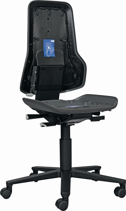 Bürodrehstuhl Mit Synchrontechnik Schwarz/schwarz 420-530 Mm Ohne Armlehnen Topstar 15245524