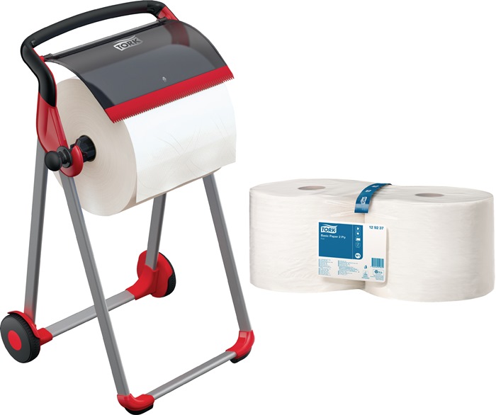 Papierspender-Set H1006xB646xT530ca. mm Kunststoff-/Metallgestell Set TORK