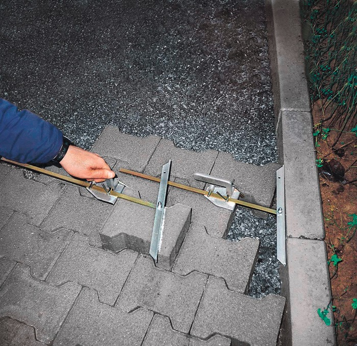 Jauge De Mesure Et Traçage Probst WEG15071 Pour Pavés Et Plaques