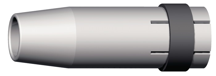 Gasdüse für Brennerschaft ø 12mm Typ: zylindrisch Öffnungs-ø: 16 mm