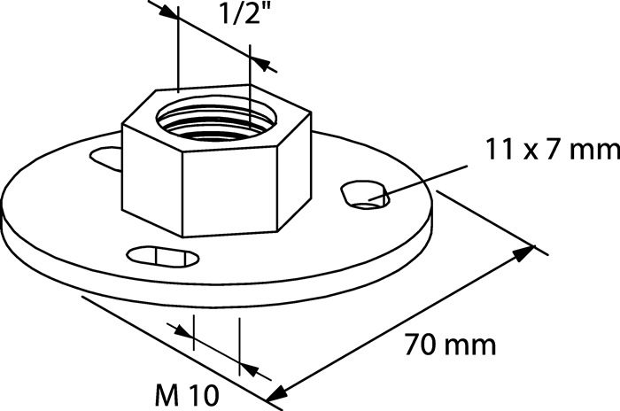 Blockverbinder / Polverbinder 70,0mm² / 120mm M8 | Polverbinder 70mm² Blockverbinder / Polverbinder 70,0mm² / 120mm M8 | Polverbinder 70mm²