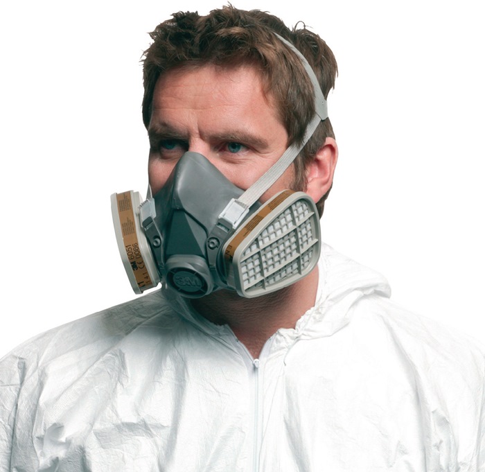 Demi-masque 3M de protection respiratoire 