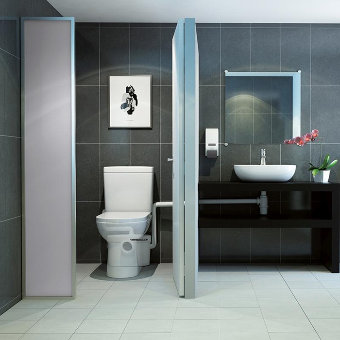 SFA Hebeanlage SaniAccess 2 zum Anschluss an WC, WT und Urinal weiß